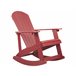 Beliani Cadeira de baloiço ADIRONDACK Vermelho