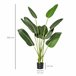 Planta Artificial Bananeira PE e Tecido HOMCOM Verde
