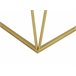 Beliani Conjunto de 2 mesas auxiliares SIERRA 45x26 Dourado
