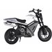 Motocicleta elétrica infantil de 250 W com 3 velocidades, LED Preto
