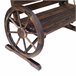 Banco de Jardim Madeira de Abeto Outsunny 105x56 Castanho