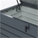 Baú de Armazenamento aço galvanizado Outsunny Cinza
