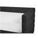 Beliani Cama de dia com arrumação Veludo MARRAY 98x214 Preto