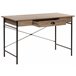 Beliani Secretária CREEK 120x60 Cinza Escuro