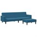 2 pcs conjunto de sofá - Sofás moduláveis Azul