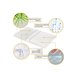 Almofada Plana para Pessoas que Dormem de Barriga para Baixo S 58x38 Branco