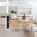 Aquecedor de Torre HOMCOM 820-281V90 Multicor