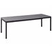 Beliani Mesa extensível TOFANE 198x90 Cinza