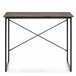  Mesa de escritório Cáceres 90x50 Preto