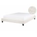 Beliani Cama sem cabeceira Bouclé ROANNE 150x213 Creme