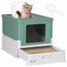 Caixa de Areia para Gatos PP PawHut Verde