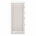 Cómoda Magda de 4 gavetas em branco Multicor