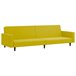 2 pcs conjunto de sofá - Sofás moduláveis Amarelo
