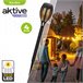 Pack 4 de jogo solar de efeito de chama Aktive Tech Preto