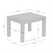 Mesa de centro exterior Nua 59x46 Antracite