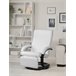 Beliani Sillón reclinable MIGHT Branco