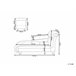Beliani Chaise longue à direita Veludo LORMONT Cinza Claro