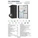 INFINITON Frigorifico Combi FGC-432WC85DEK Preto / Cinza