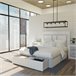 Sommier rebatível luxo S-Max 3D 150x190 Branco
