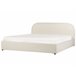 Beliani Cama com armazenamento Bouclé QUILLIEN 192x217 Bege