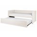Beliani Cama com estrado Bouclé TROYES 99x213 Bege