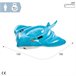 Flutuador de piscina c/asas INTEX Azul