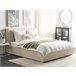 Beliani Cama com estrado Poliéster MOISSAC 197x224 Bege