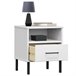 Soluna Home - Mesitas De Noche Mjolda 40 Branco
