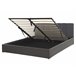 Beliani Cama com estrado Poliéster DREUX 171x214 Cinza Escuro