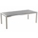Beliani Conjunto de comedor GROSSETO Cinza Escuro
