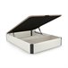 Sommier rebatível luxo S-Max 3D 135x190 Branco/cinza