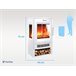 Fogão elétrico de chão de grandes dimensões com controlo WiFi App Branco