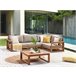 Beliani Conjunto lounge TIMOR Cinza Escuro
