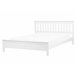 Beliani Cama com estrado Pinho MAYENNE 169x208 Branco