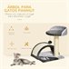 Arranhador para Gatos Aglomerado de Madeira, Pelúcia e Sisal Cinza