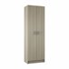 Armário multiuso com 2 portas com efeito madeira 58 Natural