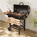 Serge barbecue a carvão, fumeiro, fumeiro americano Preto