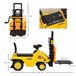 Carro Andador Empilhadeira PP e ABS HOMCOM Amarelo