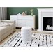 Puff redondo HUGO 40x38cm cor branco Branco
