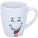 Caneca SONRISAS sortido 300ml material de grés Branco