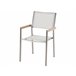 Beliani Conjunto de refeição MALETTO/GROSSETO Branco/cinza