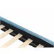 Beliani Cama Veludo FITOU 100x214 Azul Claro