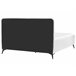 Beliani Cama com estrado Bouclé VALOGNES 172x220 Branco