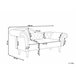 Beliani Chaise longue versão à esquerda Pele sintética LATTES Branco
