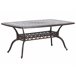 Beliani Conjunto de comedor LIZZANO Castanho