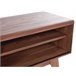 Beliani Mesa de TV BUFFALO 117 Castanho