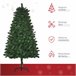 Árvore de Natal PVC, Aço HOMCOM, casa - natal Verde