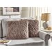 Beliani Almofada decorativa COROKIA 45x45 Bege