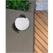 Beliani Iluminação de parede para exterior KULSI Preto