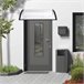 Toldo exterior Mellerud  para portas com proteção  policarbonato 120x100 Transparente